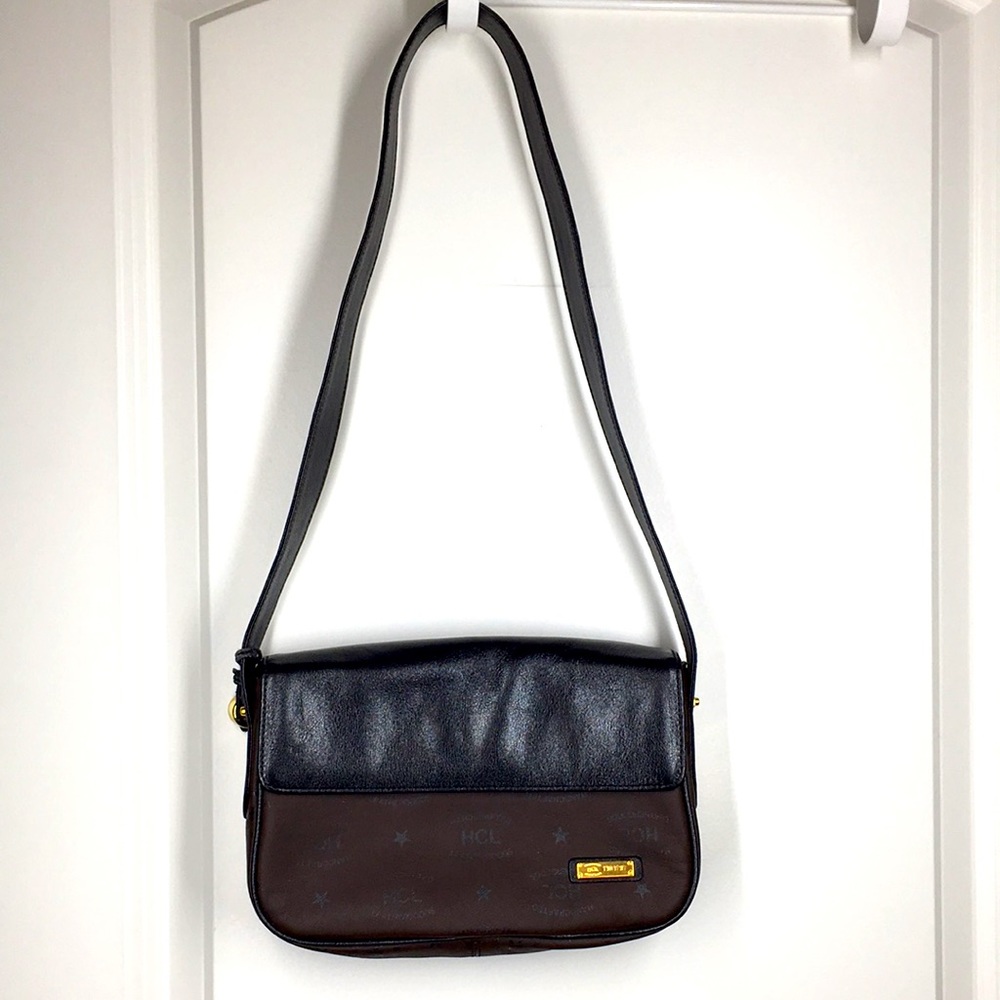 New HCL Shoulder Brown black gold hardware Handbag S